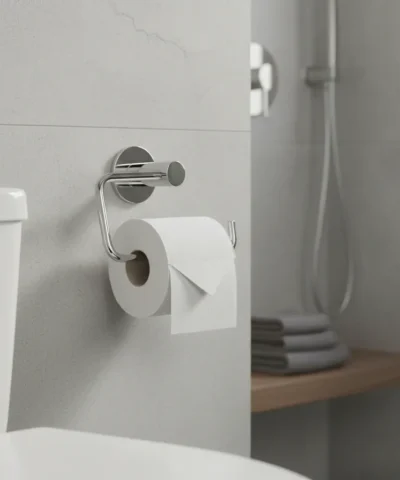 Portarrollo Basic Cromo