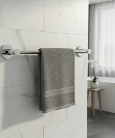 Toallero barral - Basic Cromo