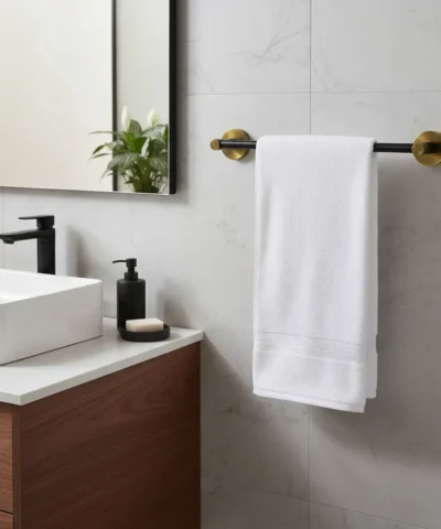 Toallero Barral Basic Golden Black