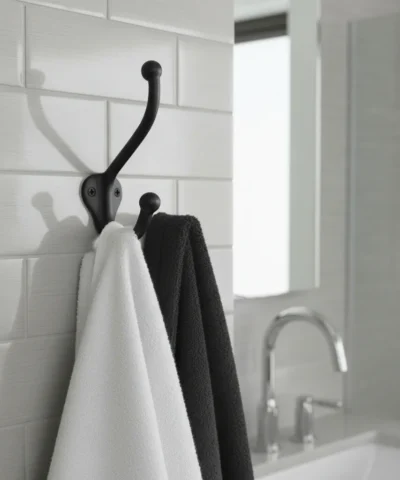 Percha simple - Vintage Negro Mate