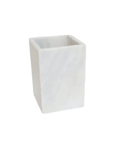 Vaso Rectangular Marmol Carrara