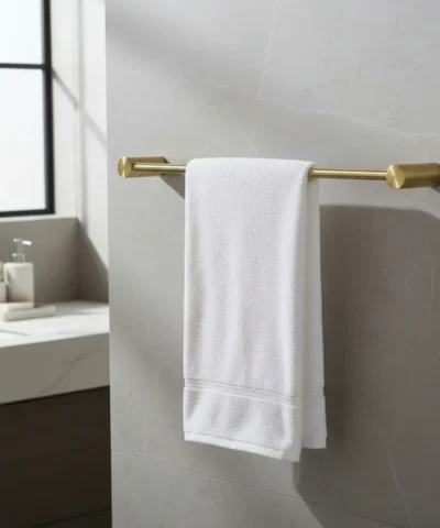 Toallero Barral 60 cm Peirano Fabric Gold Metalizado Premium