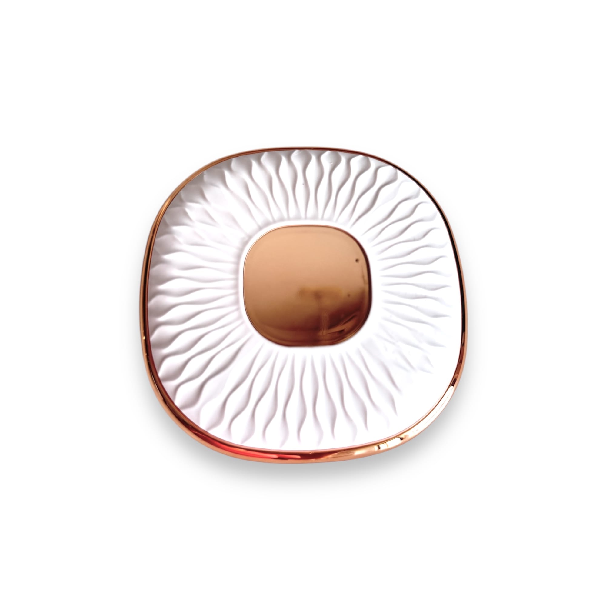 espejo blanco de bolsillo