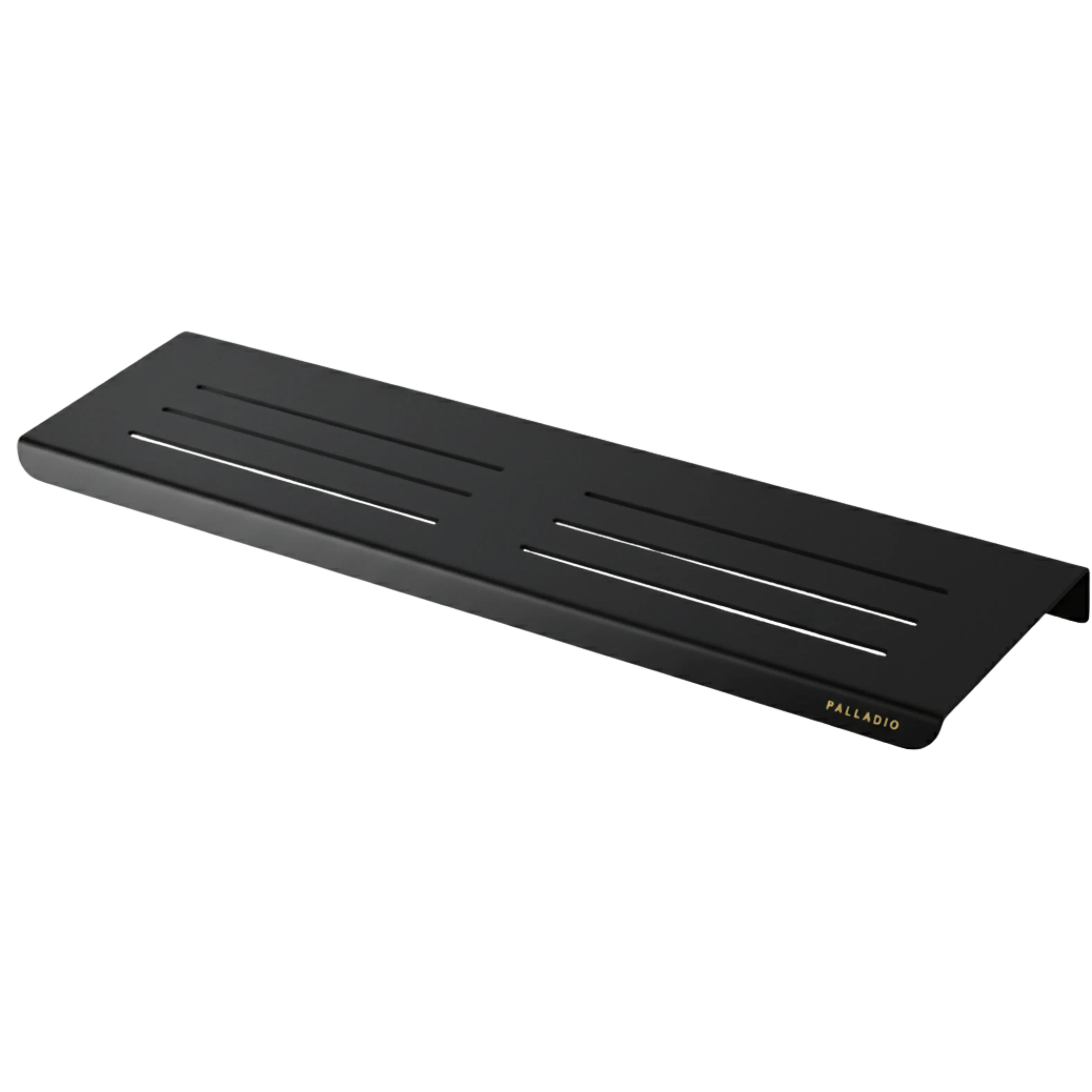 estante de ducha semplice sin fondo negro mate