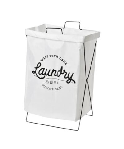 Cesto Canasto Laundry Ropa Sucia Tela Plegable Metal